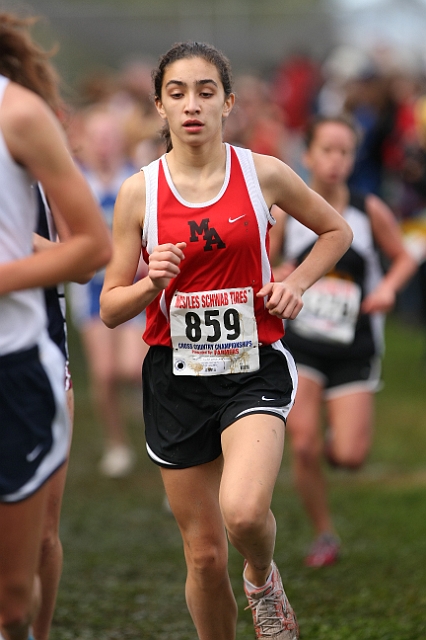 2010NCSXC GD5-1718.JPG - 2010 North Coast Section Cross Country Championships, Hayward High School, Hayward, California